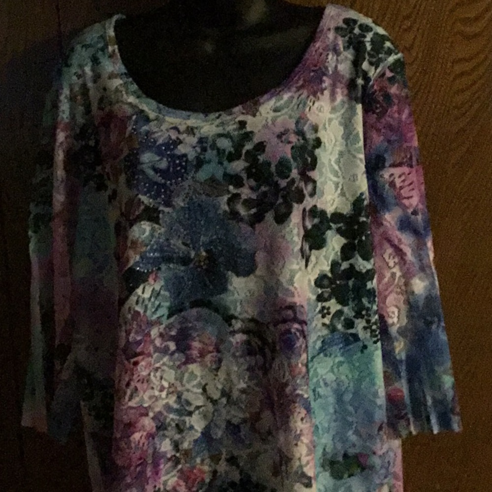 CJ banks 2X pretty colors new dress shirt